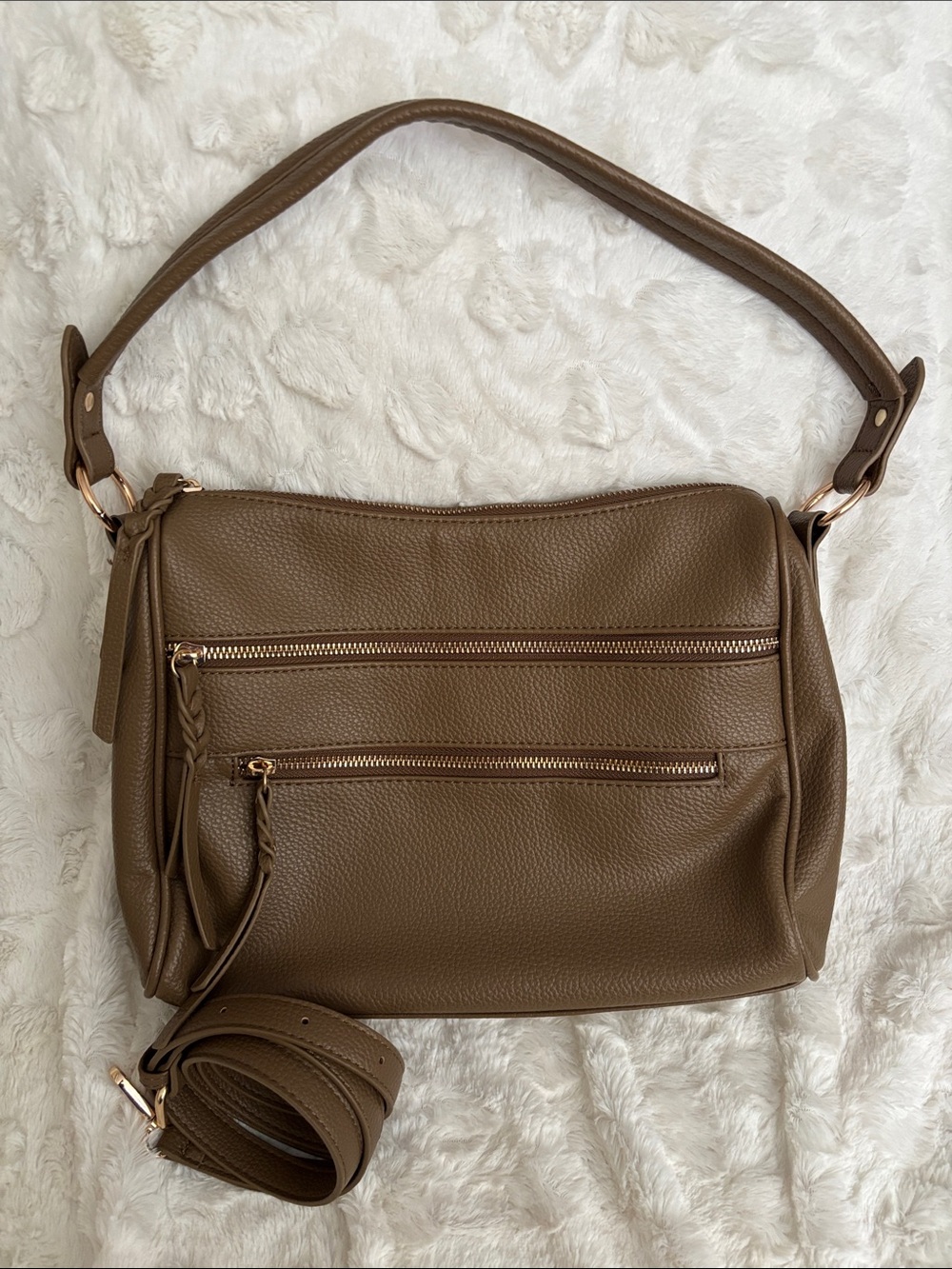Olive Shoulder/Crossbody Bag (no brand)